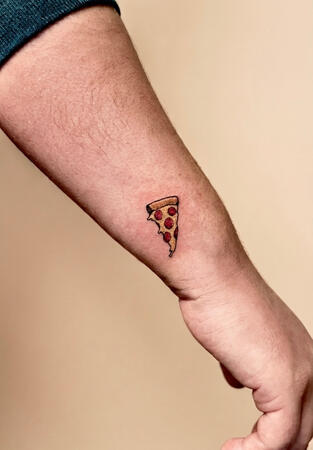 NYC pizza tattoo